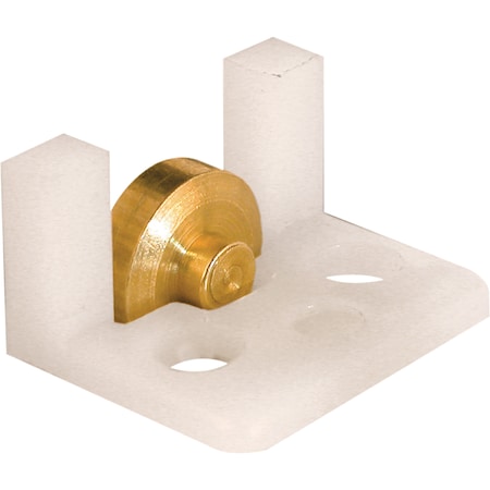 Prime-Line Sliding Window Roller Assembly, 5 in. Flat Brass Roller, PK2 G 3061